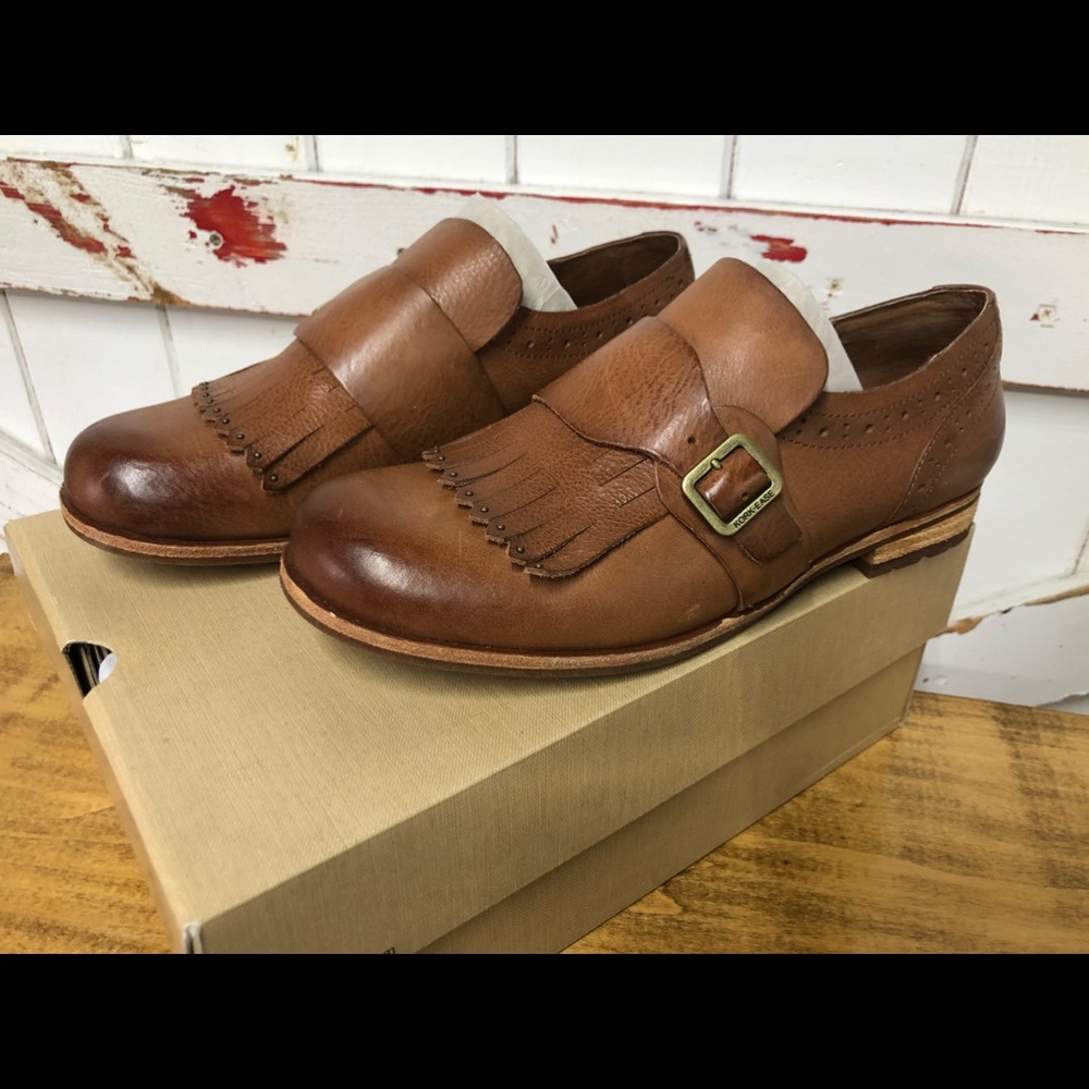 Kork Ease Monk Strapped Wing Tip Shoes 9